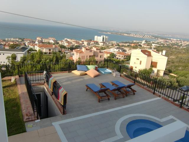 Luxury Villa With Amazing View, Çeşme Exterior foto